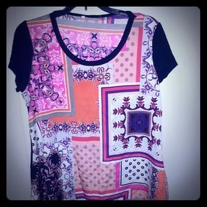 Chiffon design shirt